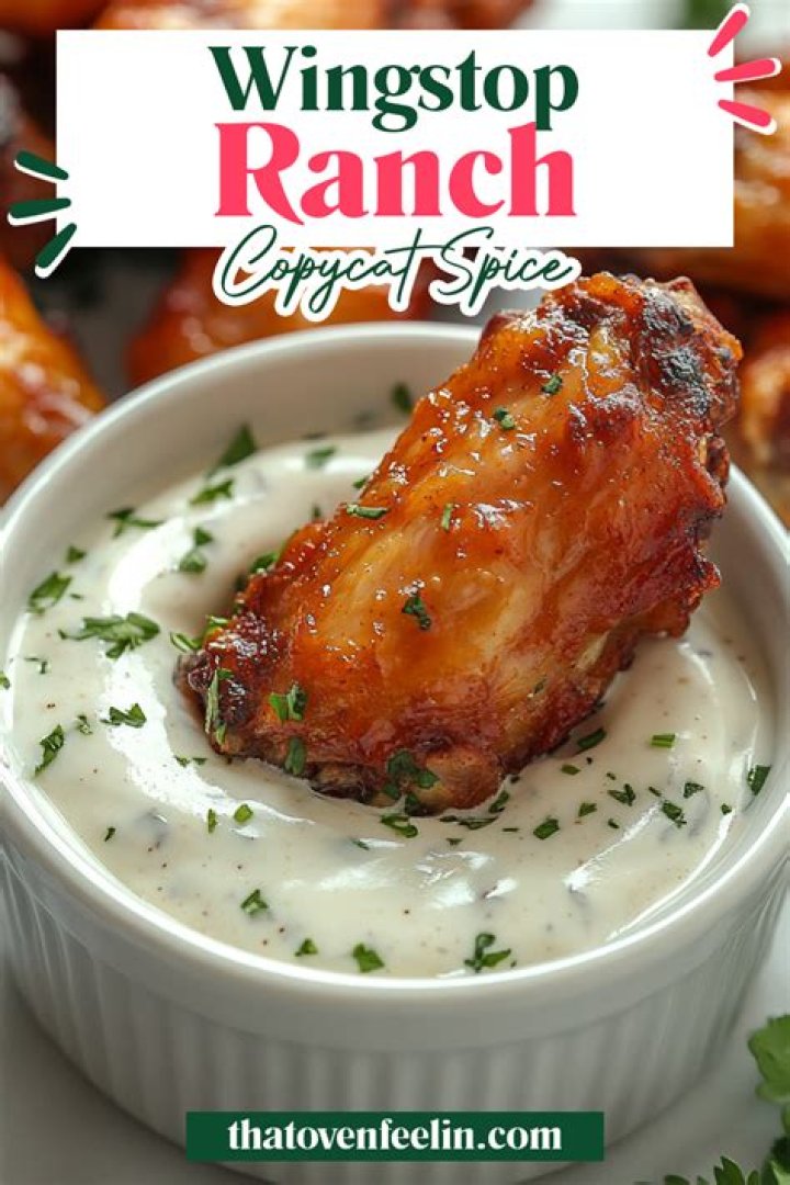 Deliciously Homemade: The Ultimate Wingstop Ranch Recipe
