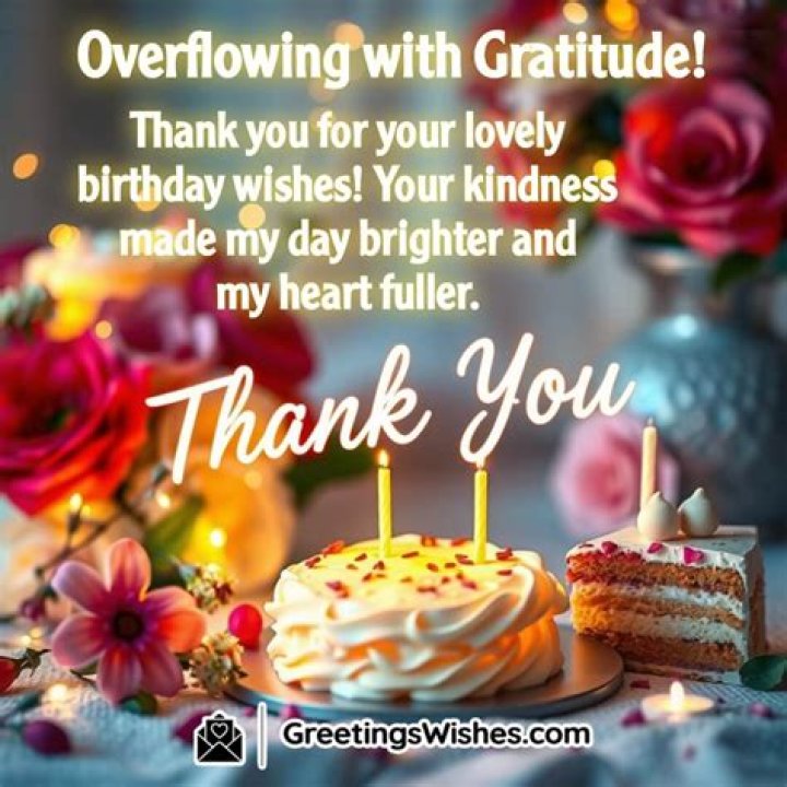Heartfelt Birthday Thank You Messages For Everyone